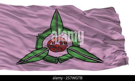 Hsinchu City Bandiera, Paese Cina, isolato su sfondo bianco Foto Stock