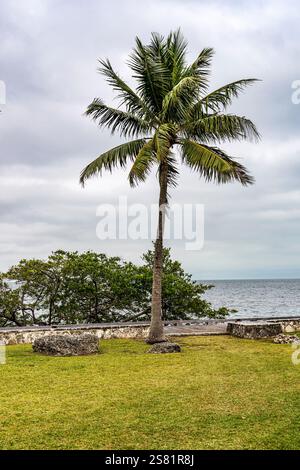 Vista del Biscayne Bay National Park dal Visitors Center a gennaio Foto Stock
