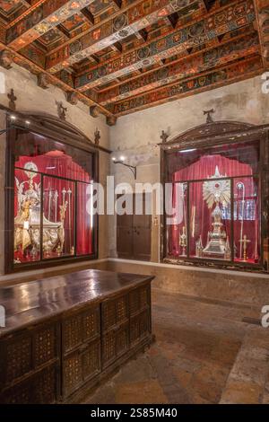 Cattedrale metropolitana e basilica di Santa Thecla, Tarragona, Catalogna, Spagna Foto Stock