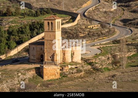 Iglesia de la vera Cruz, Segovia, Castiglia e Leon, Spagna Foto Stock