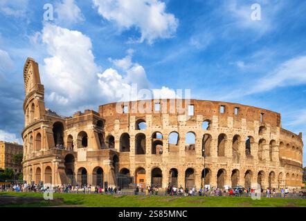 Colosseo, UNESCO, Roma, Lazio, Italia Foto Stock
