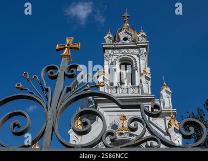 Chiesa bulgara di Santo Stefano in ferro nel distretto di Fatih di Istanbul, Turchia Foto Stock