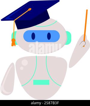 educazione ai robot Illustrazione Vettoriale