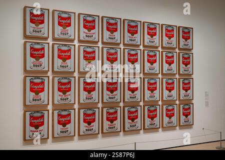 Il Museum of Modern Art è una grande attrazione per i turisti di Midtown Manhattan NYC, USA, 2025 Foto Stock