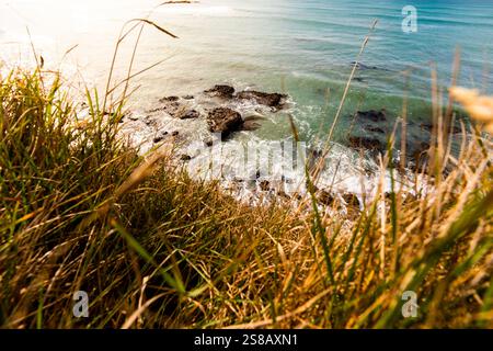 Mitchell Rocks, regione di Otago, nuova Zelanda Foto Stock