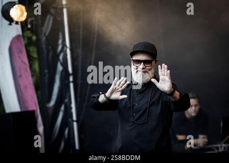 Baal live in concerto al GrimFest, Aarhus, Danimarca Foto Stock