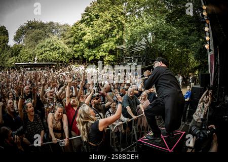Baal live in concerto al GrimFest, Aarhus, Danimarca Foto Stock