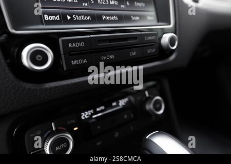 Smart Touch screen multimediale sistema per automobile Foto Stock