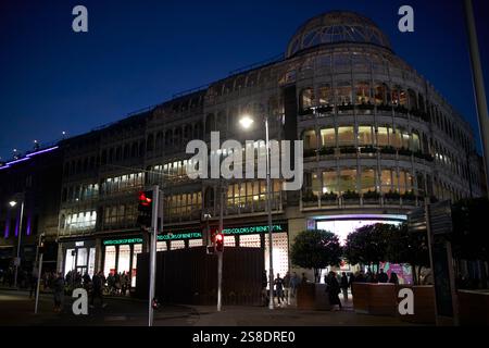 centro commerciale st stephens green in una serata d'inverno a dublino, repubblica d'irlanda Foto Stock