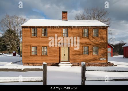 Abijah Rowe House Salmon Brook Historical Society   Granby, Connecticut, USA Foto Stock