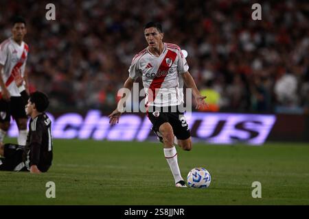 BUENOS AIRES, ARGENTINA - 21 GENNAIO: Ignacio Fernandez durante un'amichevole internazionale tra River Plate e la nazionale messicana all'Estadio Foto Stock