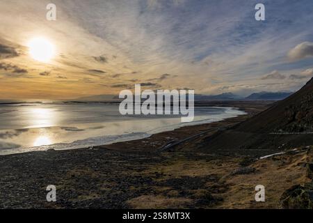 Stokksnes rappresenta un luogo perfetto per fotografi e amanti della natura Foto Stock