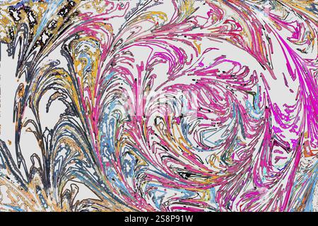 Astratto pattern colorati come texture di sfondo Foto Stock