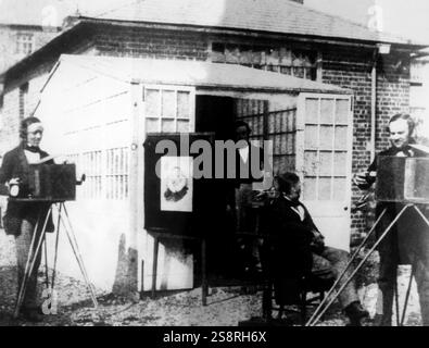 Fotografia di Henry Fox Talbot (1800-1877) uno scienziato britannico, inventore e pioniere della fotografia. Datata del XIX secolo Foto Stock