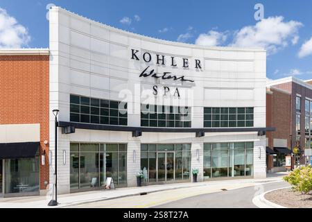 La Kohler Waters Spa è una spa di lusso, di proprietà di Kohler Co., che offre massaggi, trattamenti per il corpo e trattamenti viso. Foto Stock