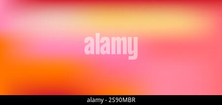 sfondo per vari progetti creativi vettore gradiente caratterizzato da un'armoniosa miscela di rosa tenue e arancione vivace Illustrazione Vettoriale