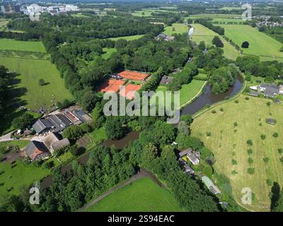 Veduta aerea dell'area verde di Oud Amelisweerd a Utrecht, Paesi Bassi Foto Stock