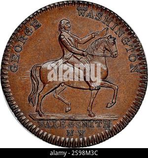 Gettone hard Times (XIX secolo) Stevehayden 12. Foto Stock