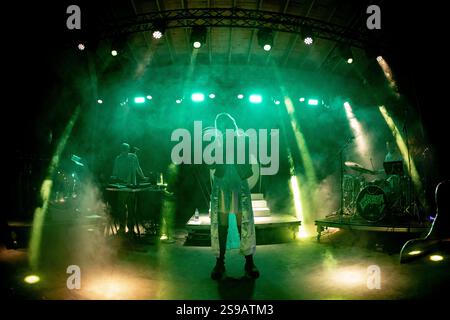Greta live in concerto al GrimFest, Aarhus, Danimarca Foto Stock