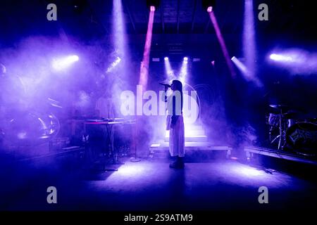 Greta live in concerto al GrimFest, Aarhus, Danimarca Foto Stock