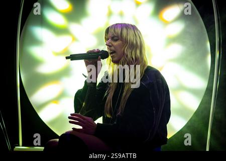 Greta live in concerto al GrimFest, Aarhus, Danimarca Foto Stock