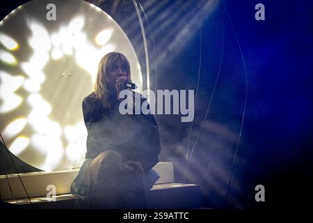 Greta live in concerto al GrimFest, Aarhus, Danimarca Foto Stock