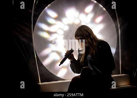 Greta live in concerto al GrimFest, Aarhus, Danimarca Foto Stock