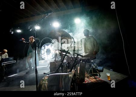 Greta live in concerto al GrimFest, Aarhus, Danimarca Foto Stock