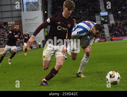 Tynecastle Park Edinburgh.Scotland.UK 25 gennaio 25 partita di premiership William Hill. Hearts vs Kilmarnock Hearts James Wison Foto Stock