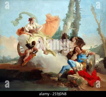 Rinaldo incantato da Armida, dipinto di Giovanni Battista Tiepolo Foto Stock