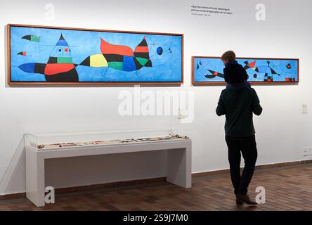 Pittura (per David Fernández Miró), 1965, Makemono, 1956, Joan Miró, Barcellona, Catalogna, Spagna. Foto Stock