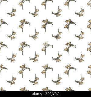 Modello senza cuciture con fiori Foto Stock