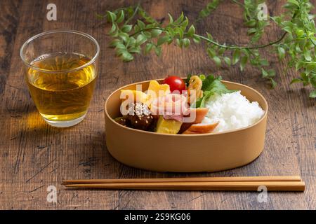 Pranzo al sacco wappa Bento Foto Stock