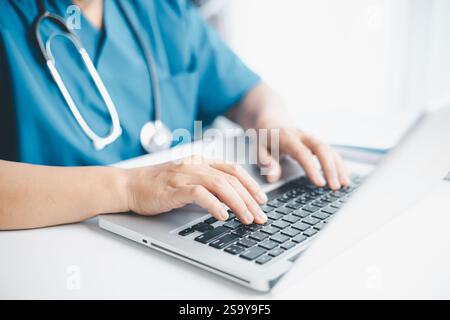 Concepire l'educazione medica aziendale globalizzazione essenziale, gli studenti imparano e studiano all'università e all'università per padroneggiare le conoscenze necessarie viaggiare in tutto il mondo Foto Stock
