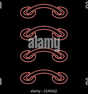 Cuciture incrociate al neon cucite forature delle filettature inserimento rampe da cucito collegano il tessuto cuciture chirurgiche cuciture ruvide patch per sutura vettoriale di colore rosso immagine immagine piatta. Cuciture incrociate al neon cucite forature delle filettature inserimento rampe di cucitura collegano il tessuto cuciture chirurgiche cuciture ruvide patch di sutura vettoriale di colore rosso immagine stile piatto Illustrazione Vettoriale