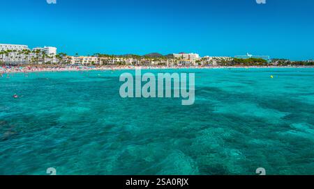 Sa coma, comune di San Lorenzo del Cardezar, Mar Mediterraneo, Maiorca, Isole Baleari, Spagna, Europa Foto Stock