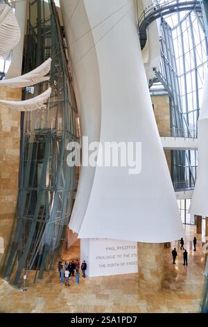 Museo Guggenheim, Bilbao, Paesi Baschi. Foto Stock