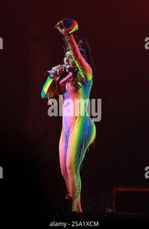 Cardi B si esibisce al Made in America - Day 1 al Benjamin Franklin Parkway il 31 agosto 2019 a Philadelphia, Pennsylvania Foto Stock