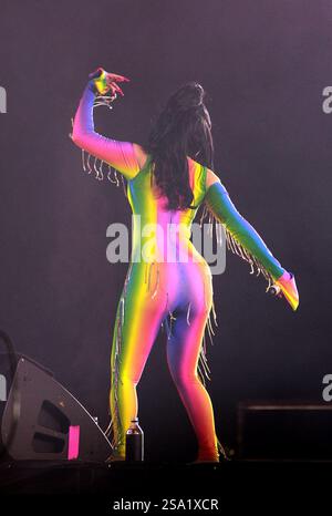 Cardi B si esibisce al Made in America - Day 1 al Benjamin Franklin Parkway il 31 agosto 2019 a Philadelphia, Pennsylvania Foto Stock