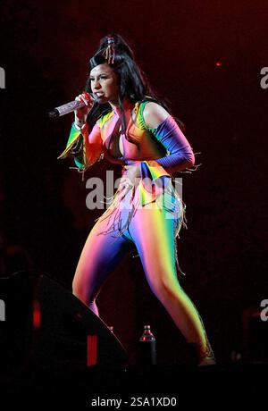 Cardi B si esibisce al Made in America - Day 1 al Benjamin Franklin Parkway il 31 agosto 2019 a Philadelphia, Pennsylvania Foto Stock