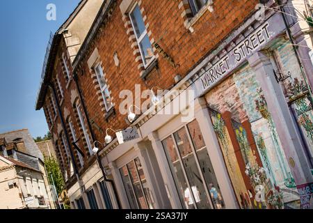 Nailsworth è una città e parrocchia civile nel distretto di Stroud nel Gloucestershire, Inghilterra Foto Stock