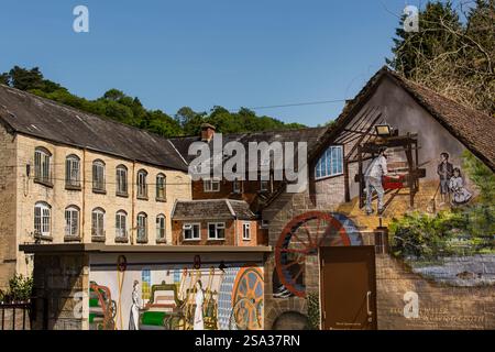 Nailsworth è una città e parrocchia civile nel distretto di Stroud nel Gloucestershire, Inghilterra Foto Stock