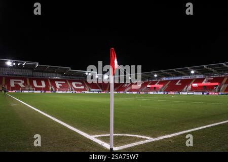 Una visione generale dell'AESSEAL New York Stadium durante la partita EFL League One tra il Rotherham United e il Cambridge United Foto Stock