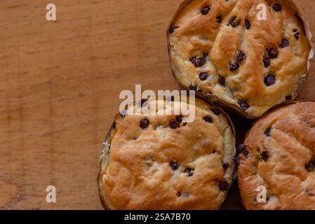 Panettoni fatti in casa prodotti a mano. Foto Stock