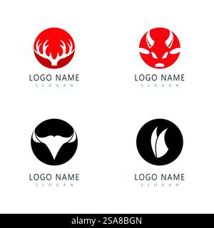 logo del clacson elemento vettoriale e design del simbolo Illustrazione Vettoriale