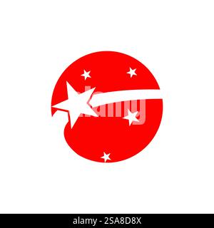 Design simbolo elemento modello vettoriale logo stella Illustrazione Vettoriale