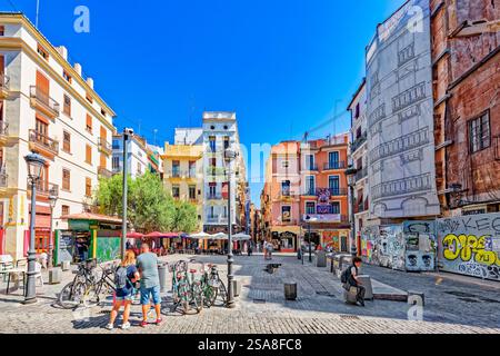 Spagna. Vedute urbane-paesaggi la terza città più grande della Spagna è Valencia. Foto Stock
