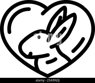 etichetta prodotto crudeltà etichetta etichetta etichetta etichetta di avvertenza vettore icona. cartello di avvertenza etichetta prodotto cruelty free. illustrazione nera del simbolo del contorno isolato. illustrazione vettoriale dell'icona della linea di avvertenza dell'etichetta del prodotto esente da crudeltà Illustrazione Vettoriale