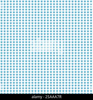 Composizione digitale. Effetto lampada a diodo a emissione luminosa a LED. Motivo sfondo, blu Foto Stock