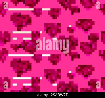 Tipografia con glitter d'oro. Cuore rosa dipinto a mano su sfondo grunge a righe e motivo a punti. Sfondo del tratto del pennello. Vettore glitter oro. Perfetto Illustrazione Vettoriale